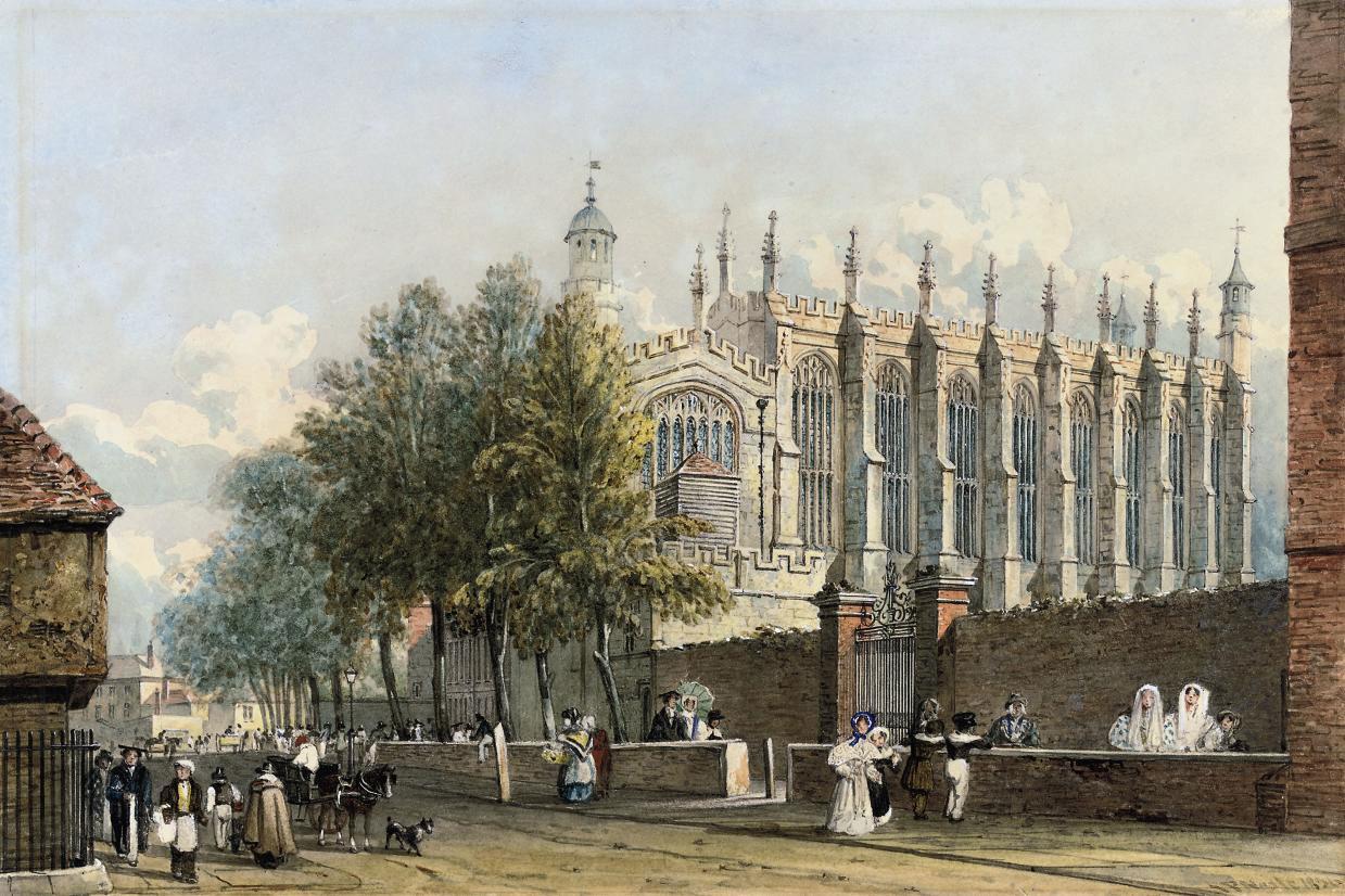 John Preston Neale - View of Eton College Chapel, Windsor