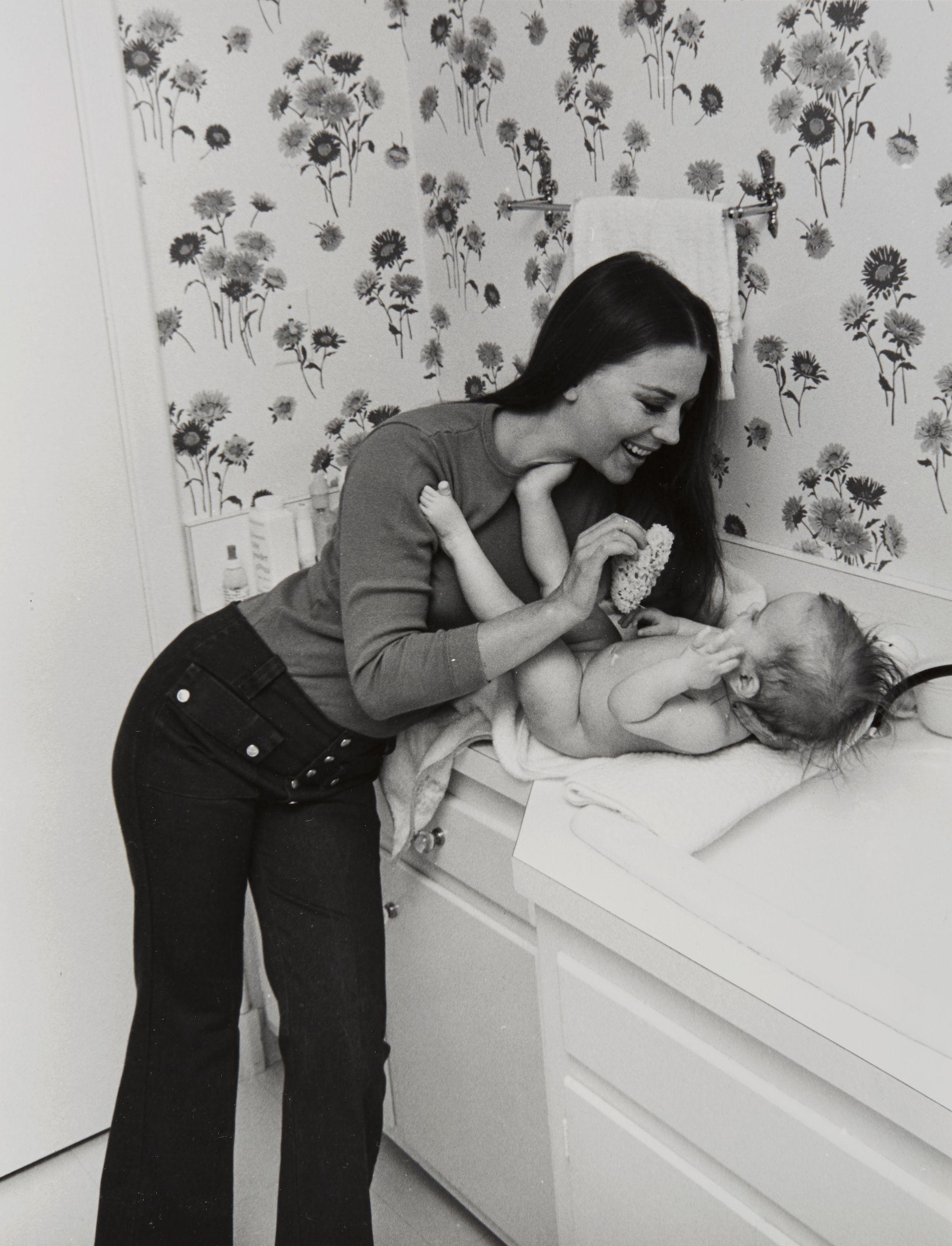 John R. Hamilton - Natalie Wood with Her Baby