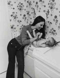 John R. Hamilton - Natalie Wood with Her Baby
