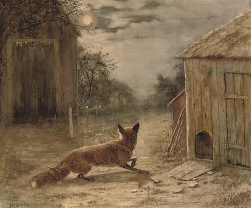 John Rabone Harvey - A nocturnal visitor
