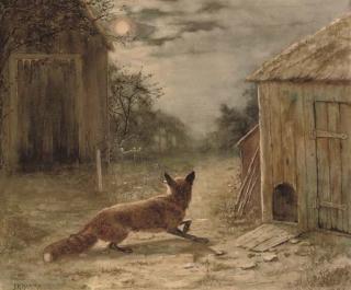 John Rabone Harvey - A nocturnal visitor
