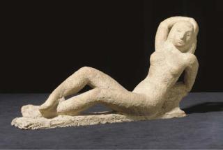 John Rädecker - A reclining nude