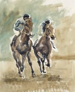 John Rattenbury Skeaping, R.A. - The Home Straight