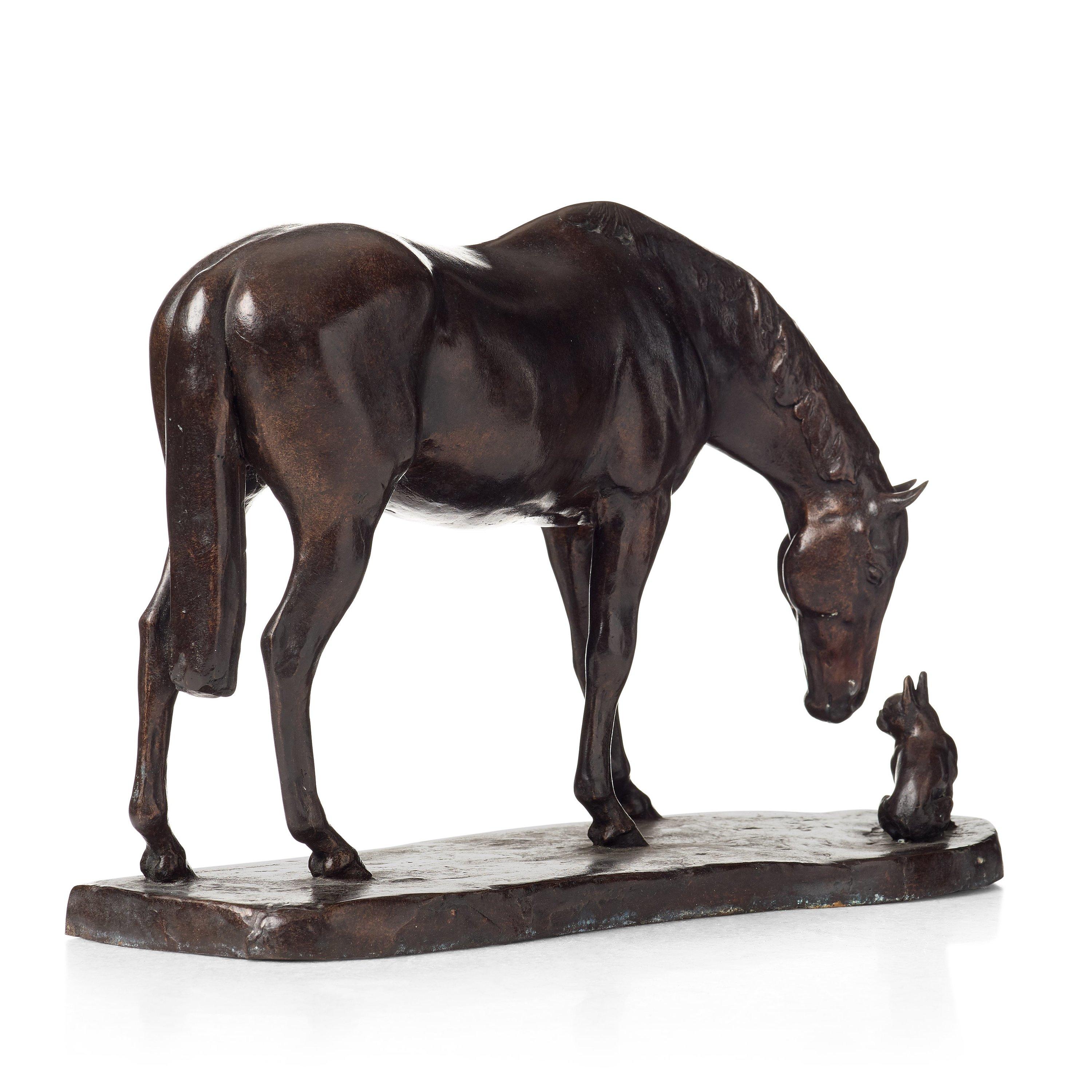 John Rattenbury Skeaping - Horse and dog