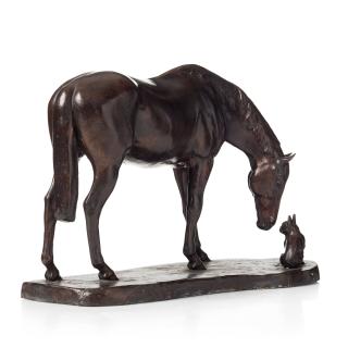 John Rattenbury Skeaping - Horse and dog