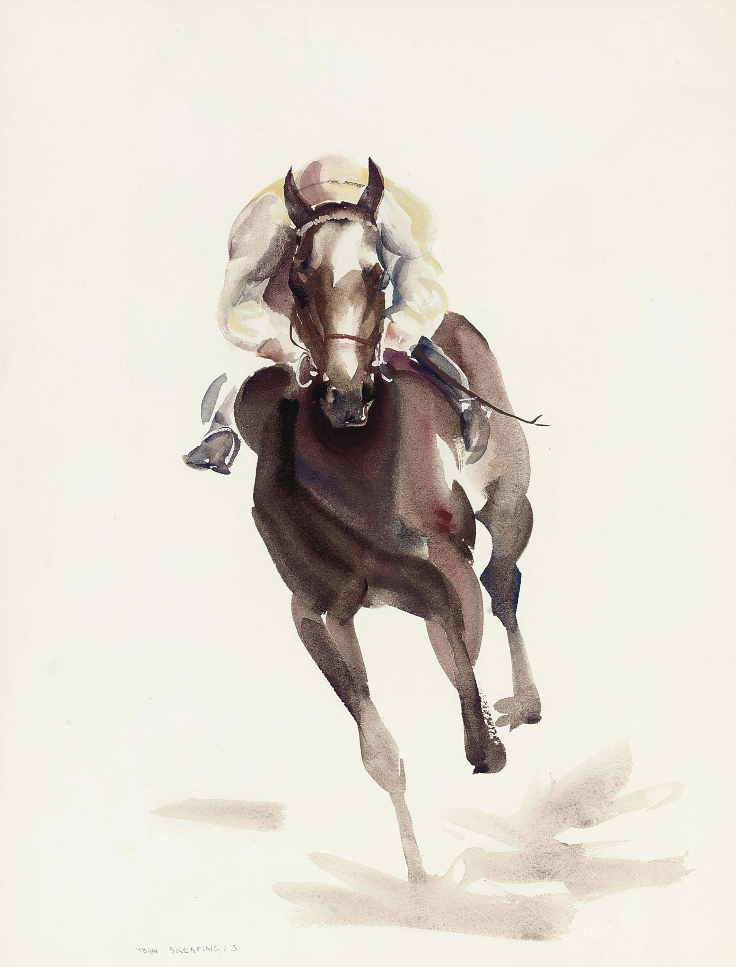 John Rattenbury Skeaping - The final furlong