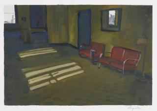 John Register - Untitled (Red Couches), 1983