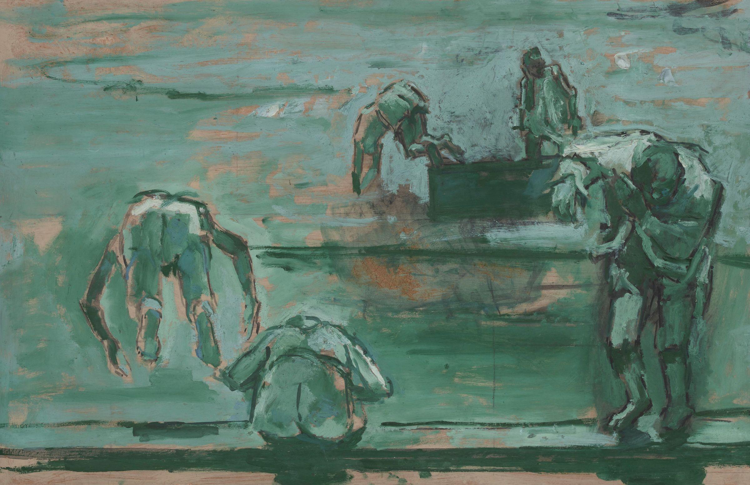 John Richard Passmore - Study for The Bathers, c.1951