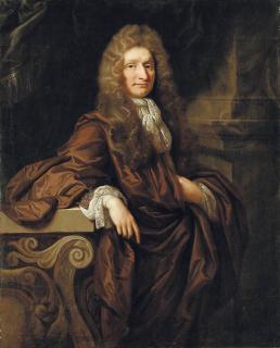 John Riley - Portrait Of A Gentleman, Three-Quarter-Length, In A Brown Cloak, In An Interior