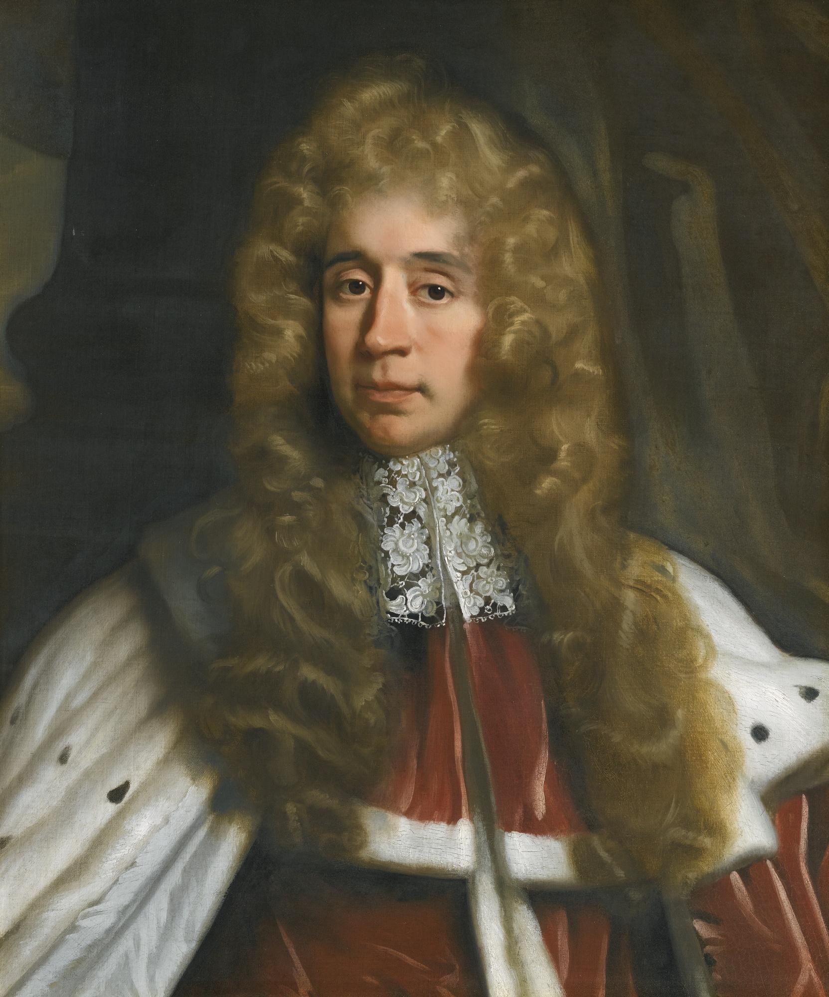 John Riley - Portrait Of George, 1St Baron Jeffreys Of Wem, Judge Jeffreys (1645-1689)
