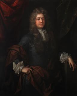 John Riley - Portrait Of George Legge, 1St Baron Dartmouth, Three-Quarter-Length, In A Dark Blue Coat And White Lace Jabot