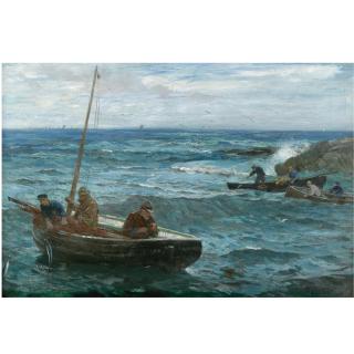 John Robertson Reid - Fishermen Off The Coast