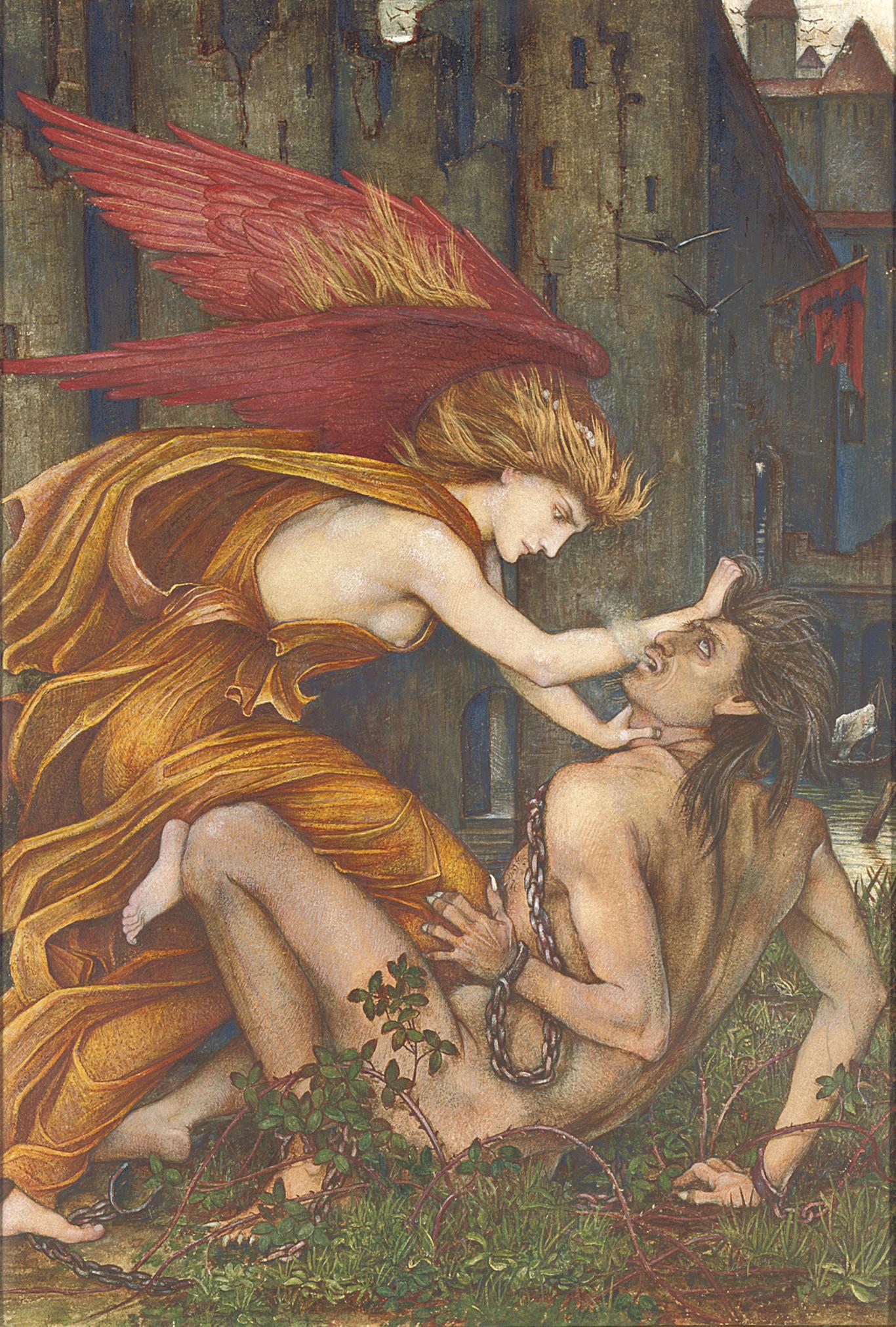 John Roddam Spencer Stanhope - Knowledge strangling Ignorance
