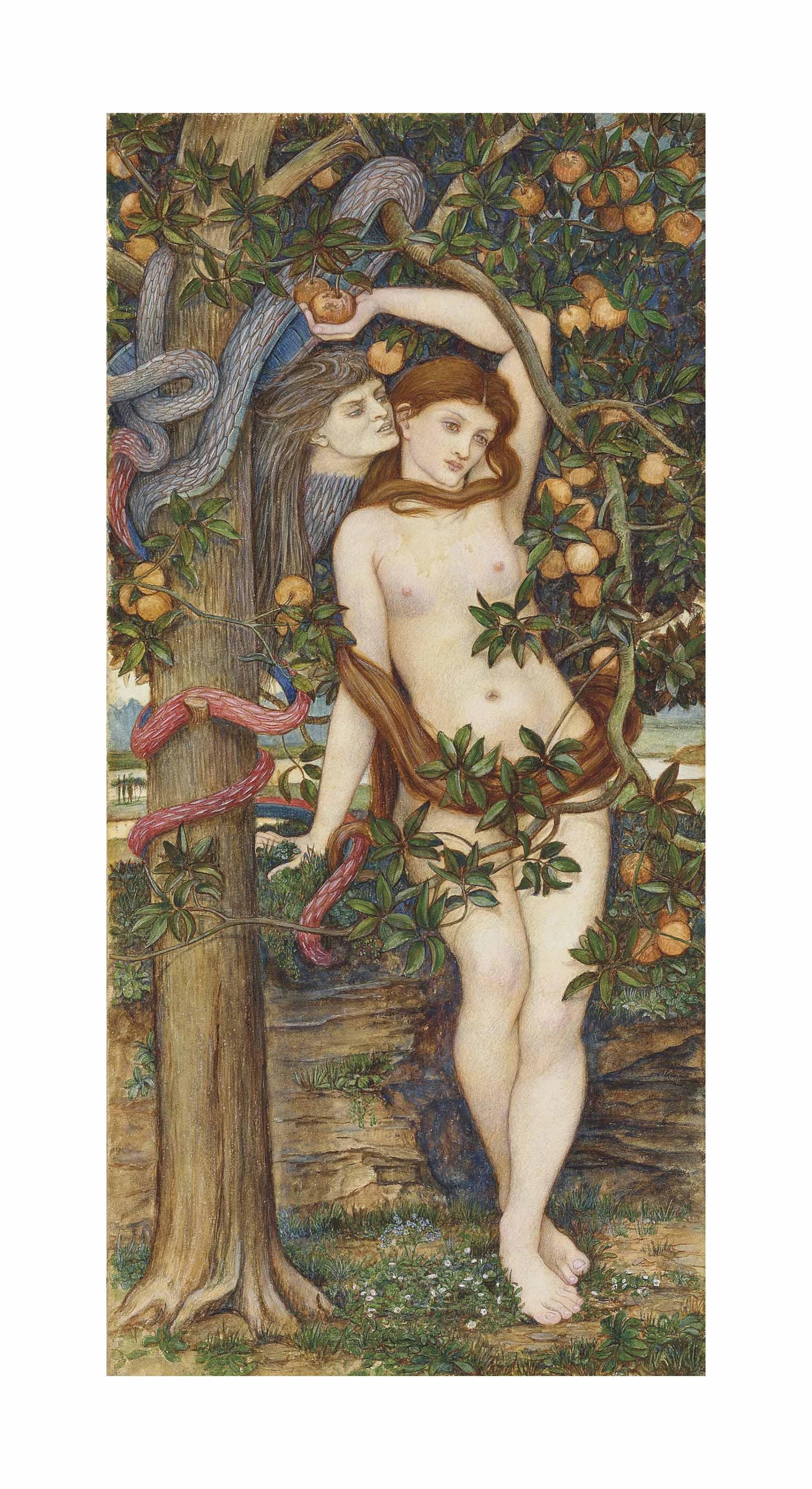 John Roddam Spencer Stanhope - The Temptation of Eve