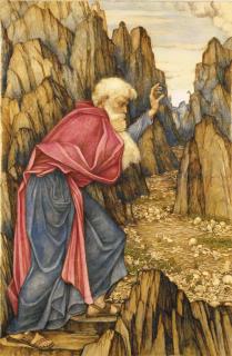 John Roddam Spencer Stanhope - The Vision of Ezekiel: The Valley of Dry Bones