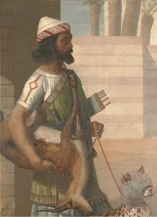 John Rogers Herbert, R.A., H.R.I - The Hunting Leopard