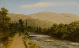 John Rogers Herbert - Landscape in the North of Israel