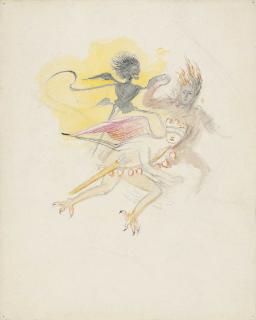 John Ruskin, H.R.W.S. - Figures from The Last Judgement