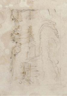 John Ruskin, H.R.W.S. - Hulks In A Harbour