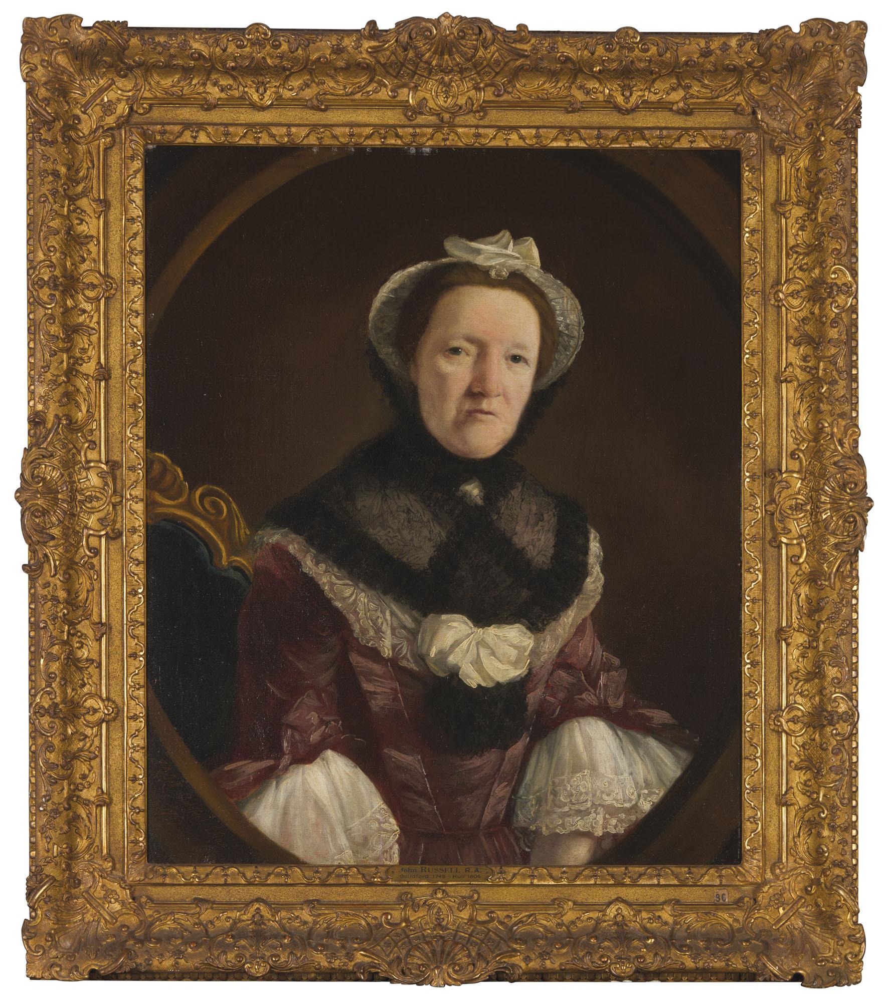 John Russel - Portrait d\'une dame âgée