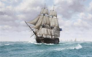 John Russell Chancellor - \'Victory\' In Pursuit Of Nelson