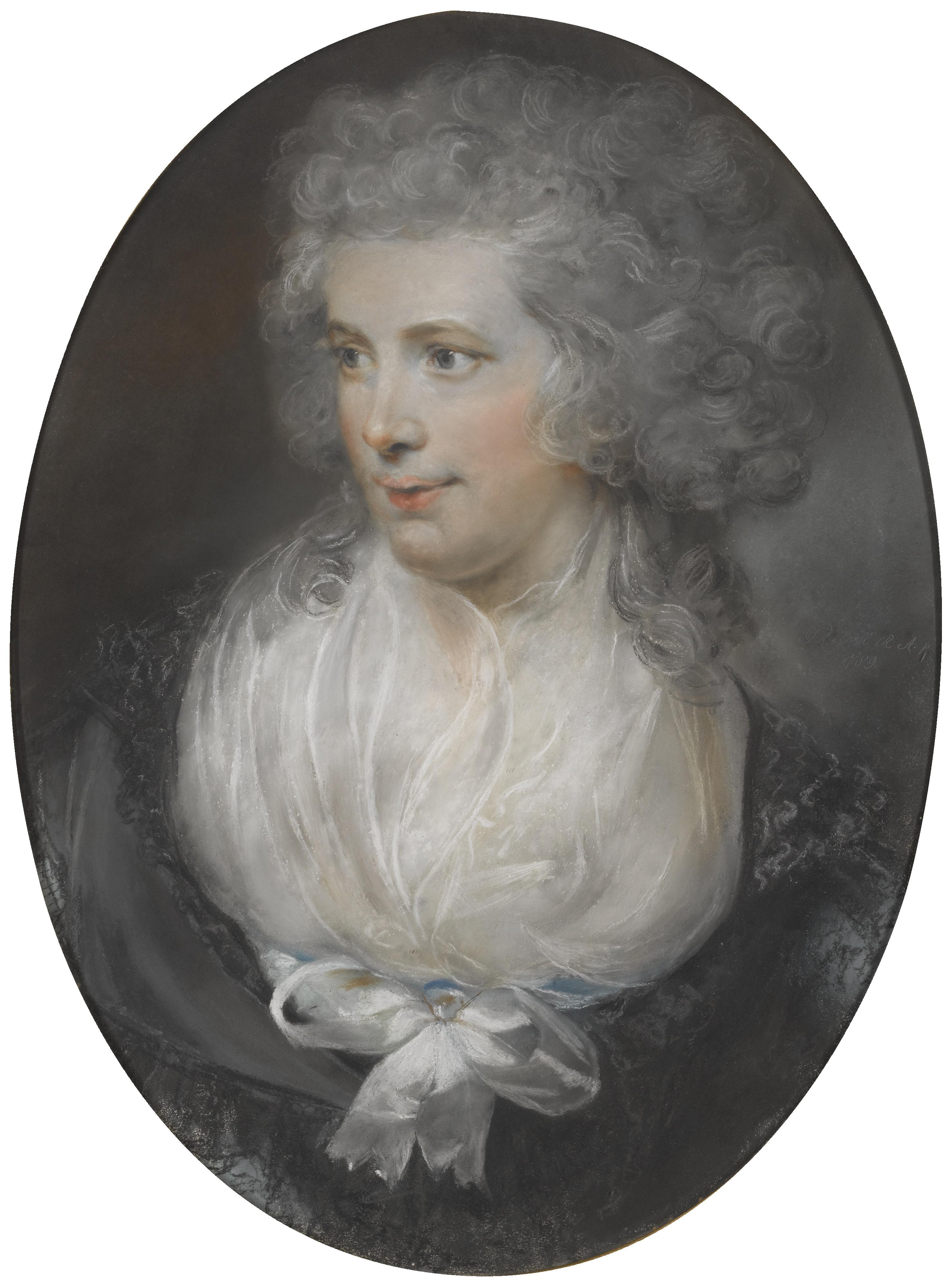 John Russell R.A. - Portrait Of Charles Elliott (1752-1826); Together With A Portrait Of His Wife Eling Venn