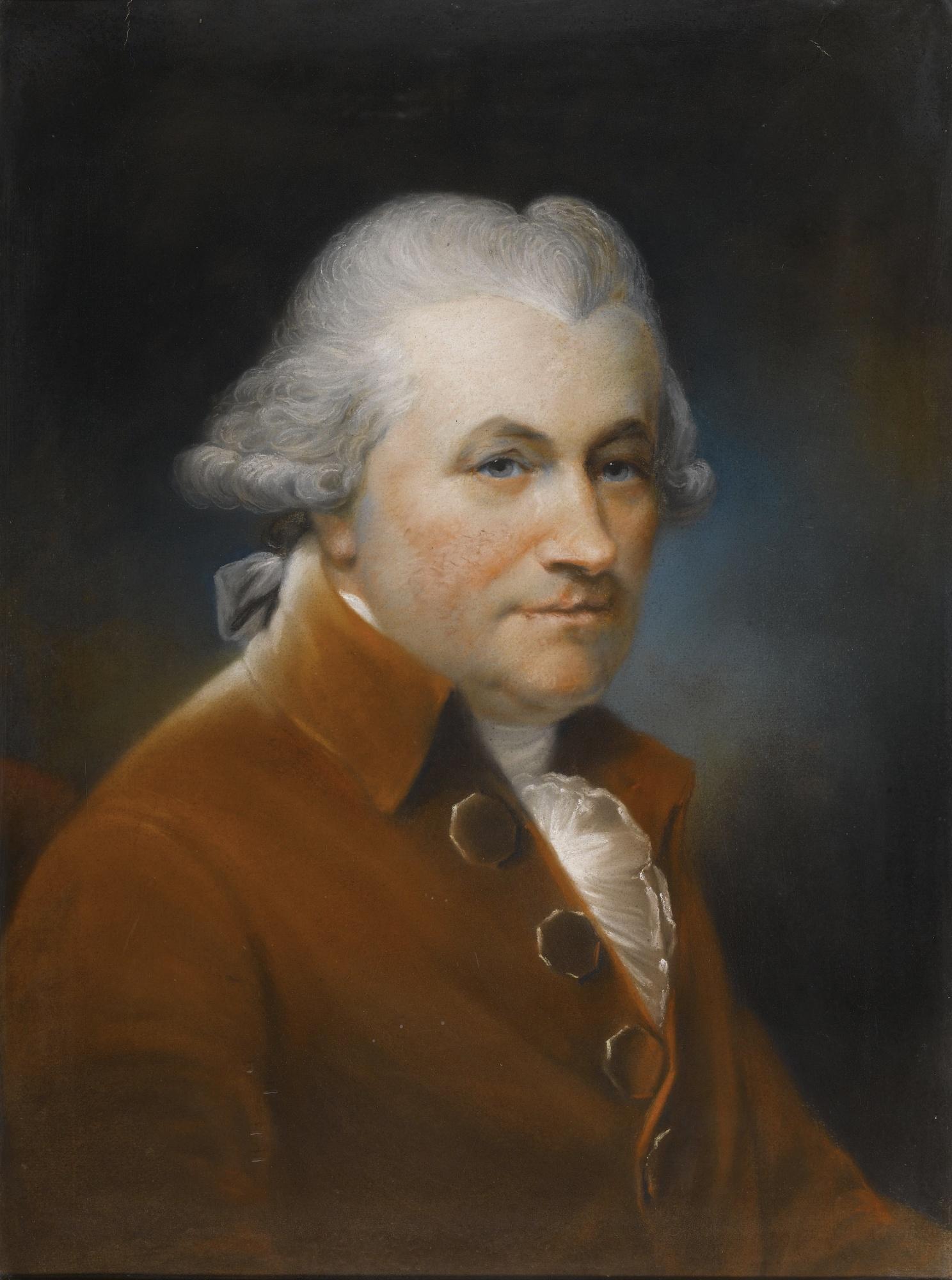 John Russell R.A. - Portrait Of John Johnson (1732-1814)