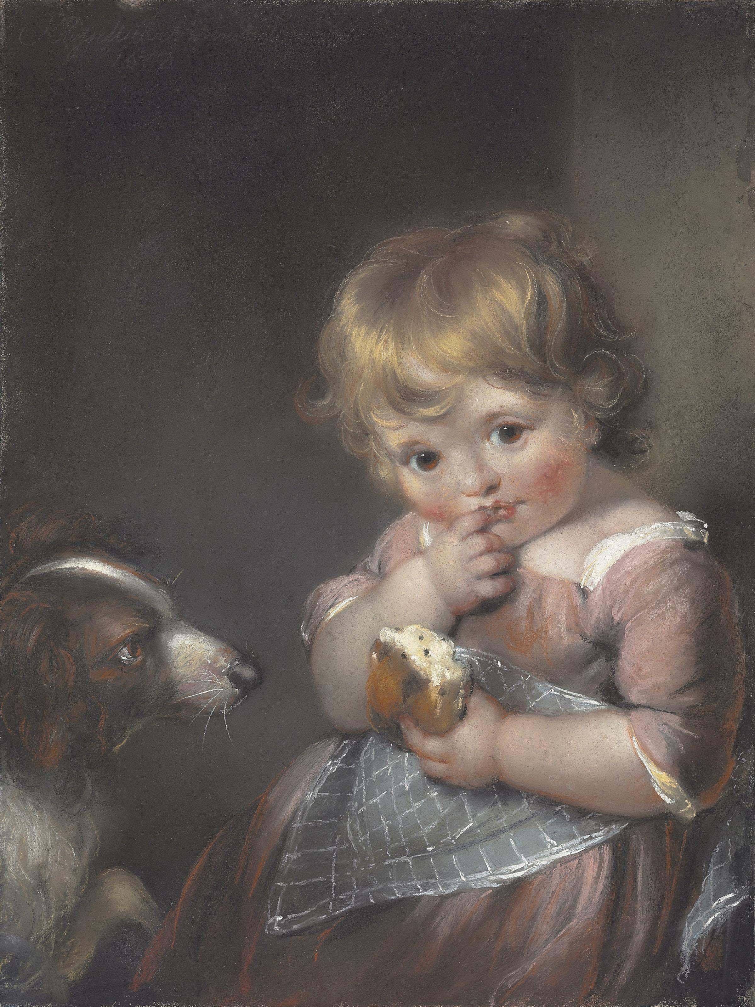 John Russell, R.A. - The cake in danger