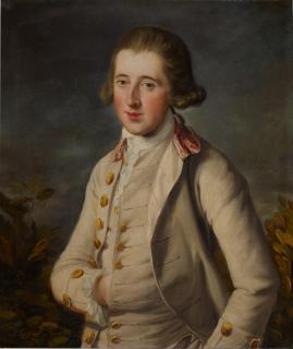 John Russell - Portrait of a young man, half-length, said to be Peter Speirs