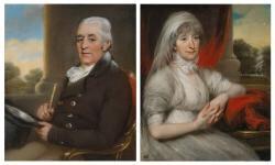 John Russell - Portraits of Samuel (1745-1806) and Anne Buck (1749-1832) of Ulley & Carnaby