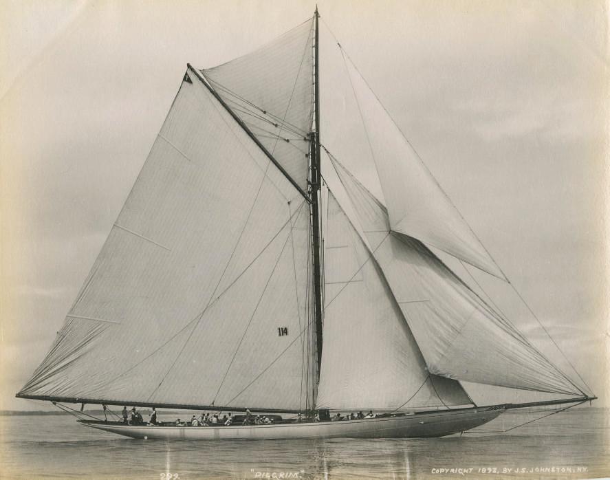 John S. Johnston - Six photographs of contenders to the 1893 America\'s Cup