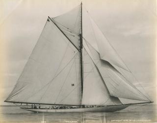 John S. Johnston - Six photographs of contenders to the 1893 America\'s Cup