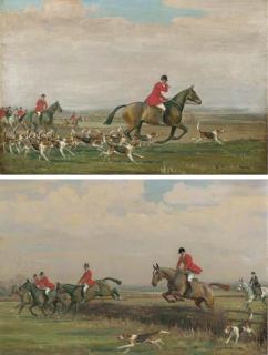 John S. Sanderson-Wells - Full Cry; And Over The Fence