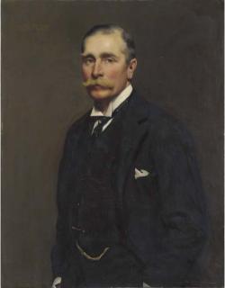 John Saint-Hélier Lander - Sir F.H Thornton, three quarter length
