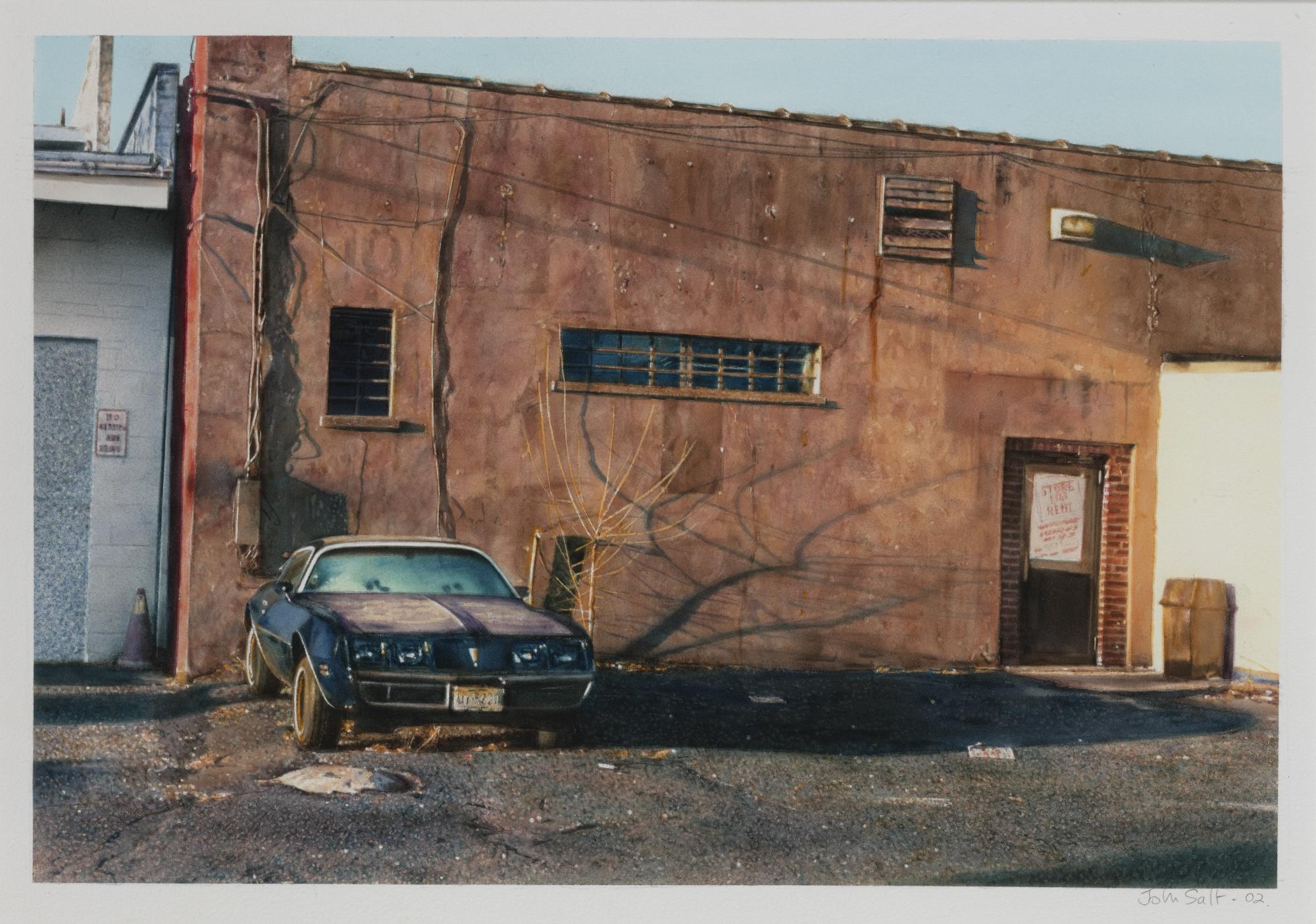 John Salt - Untitled (Orange Wall)