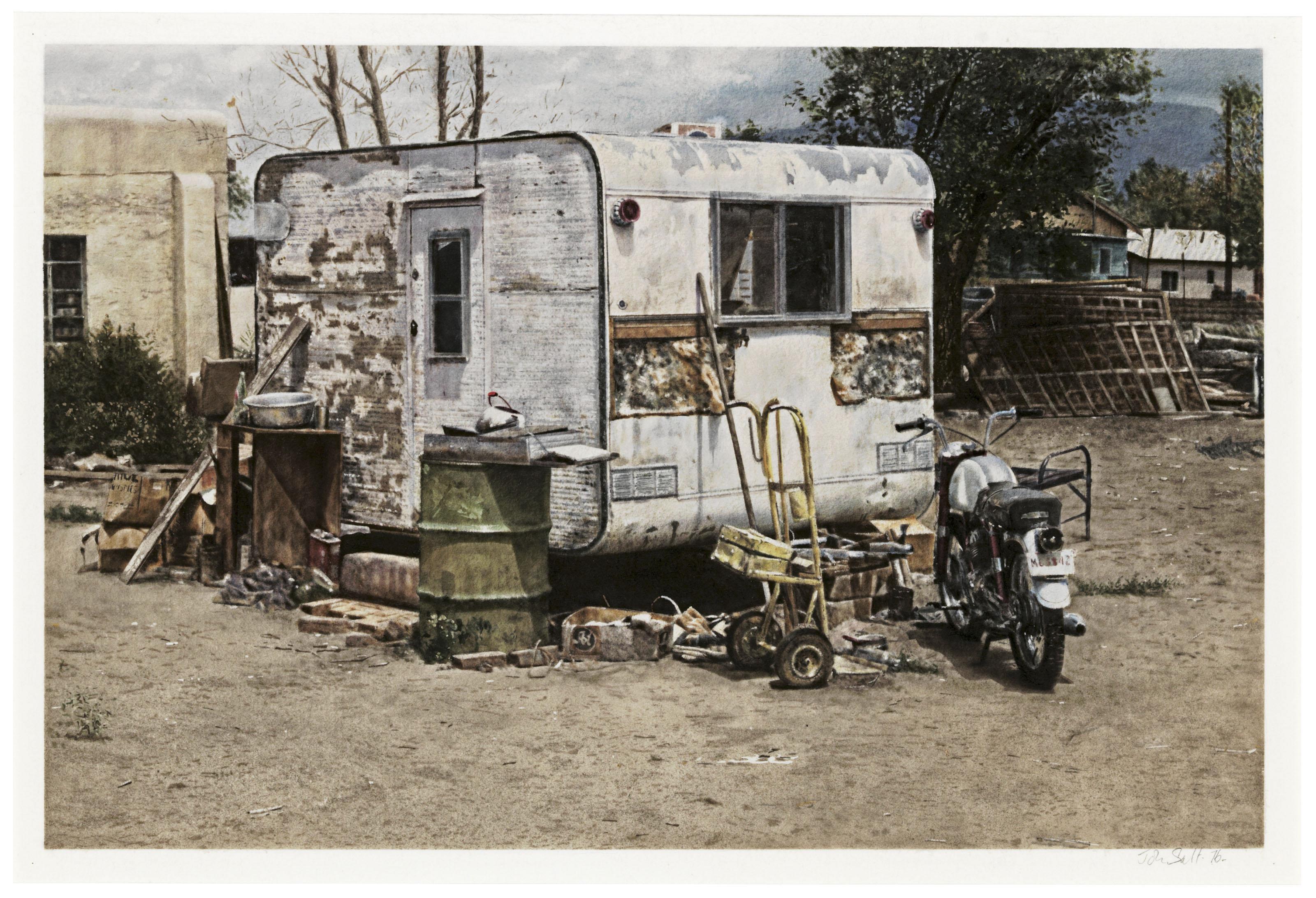 John Salt - White Trailer House
