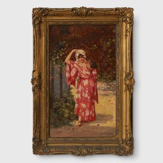 John Samuel Watkins - Femme et Chat