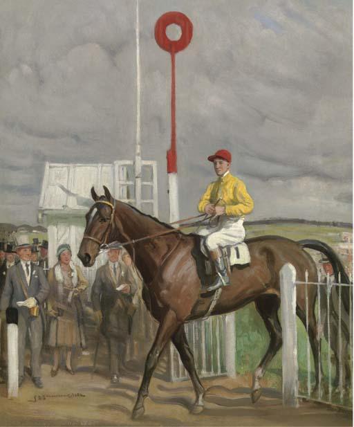 John Sanderson Sanderson-Wells, R.B.A., R.I. - Down To The Start