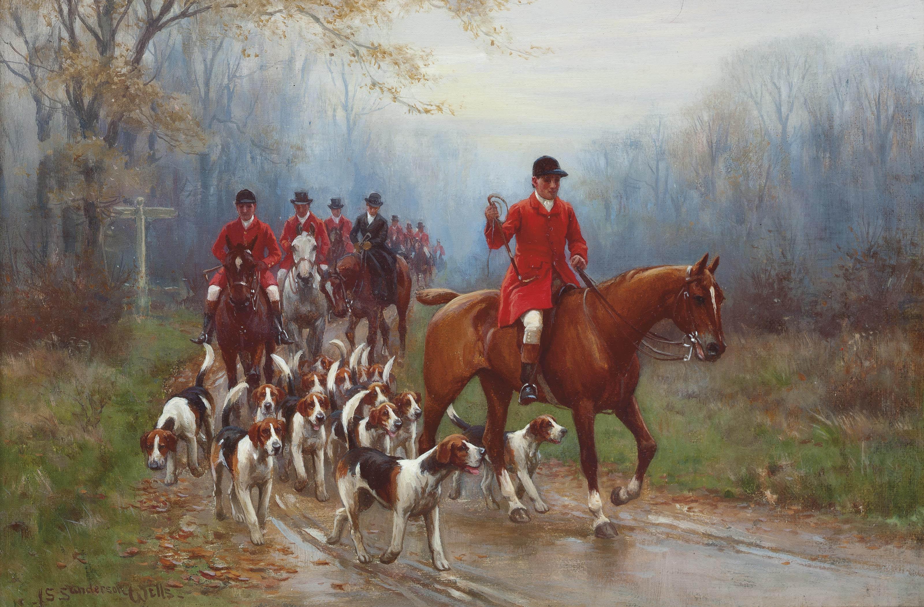 John Sanderson Wells, R.I. - Going to the meet