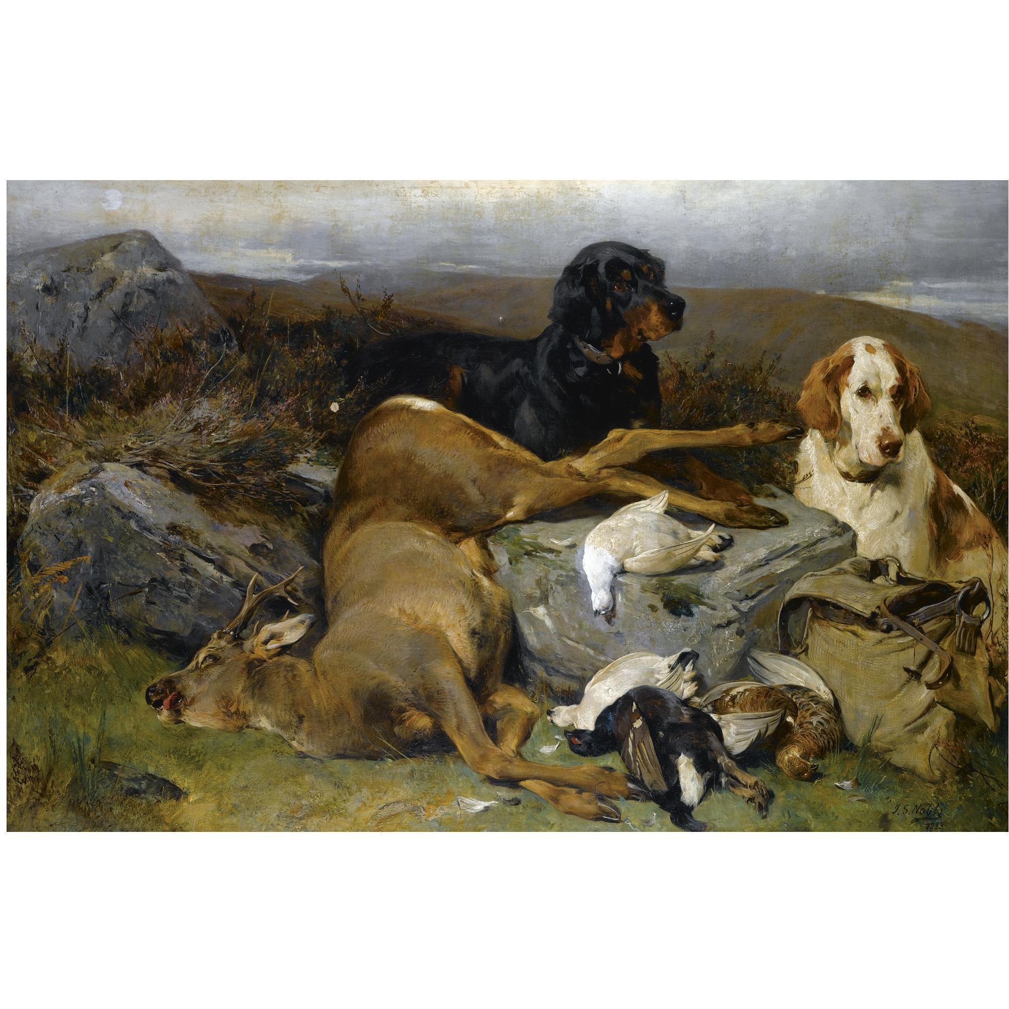 John Sargent Noble - Guarding The Day\'S Bag