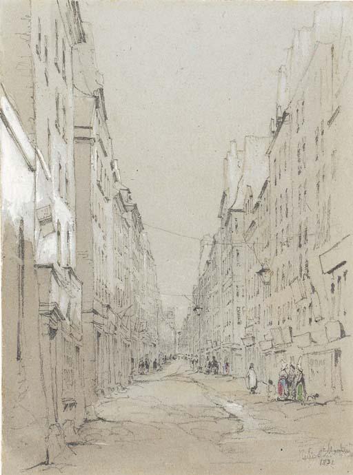 John Scarlett Davis - Rue Saint Martin, Paris
