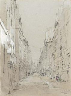 John Scarlett Davis - Rue Saint Martin, Paris