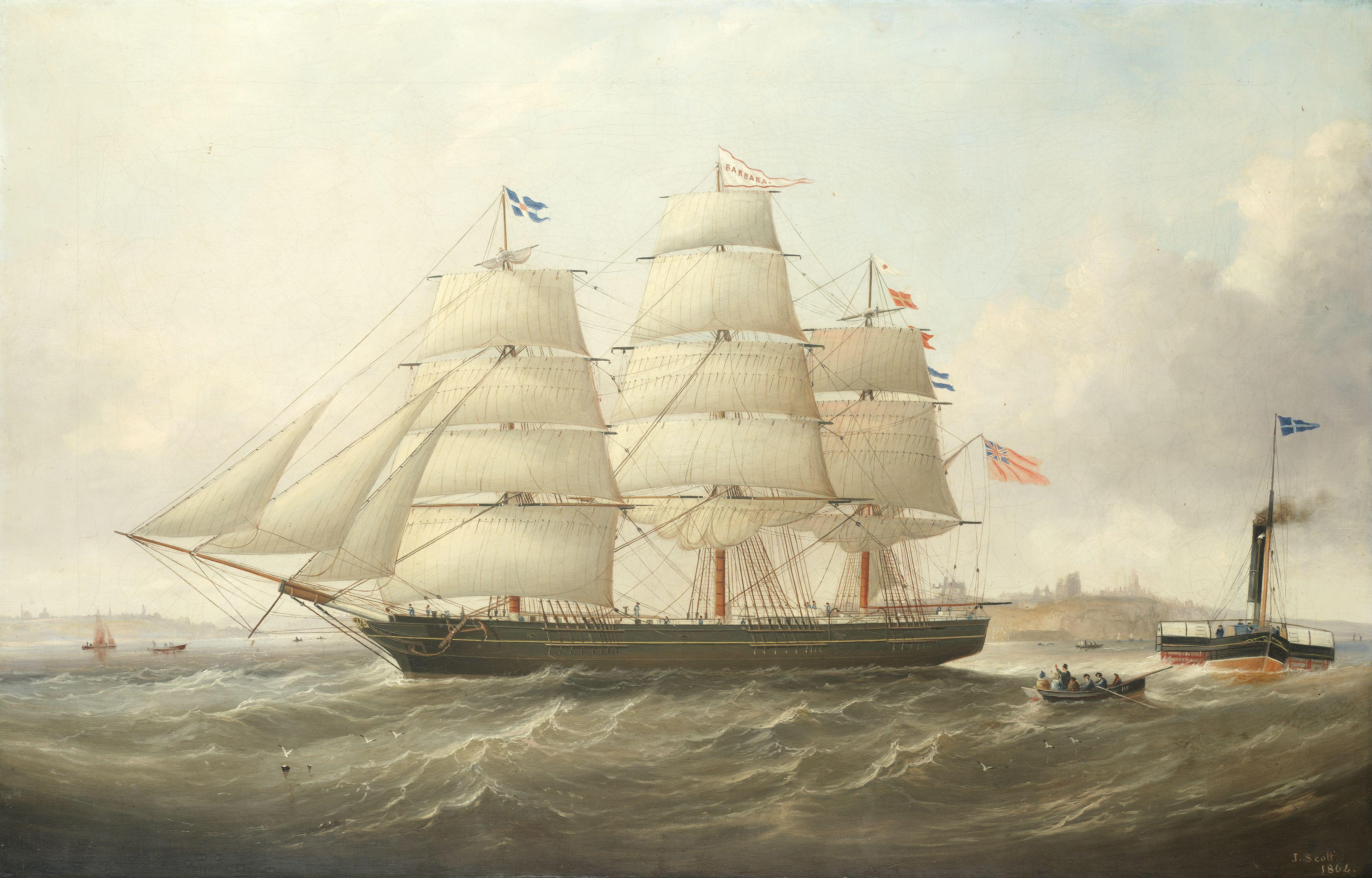 John Scott - The Barbara off Tynemouth