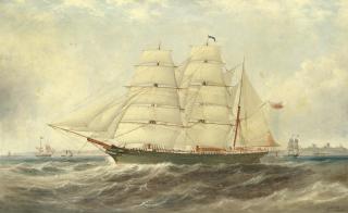 John Scott - The Barque Petunia Off Tynemouth