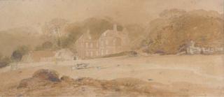 John Sell Cotman - A Yorkshire manor house
