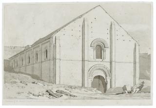 John Sell Cotman - Chapel In The Castle At Caen, Normandy