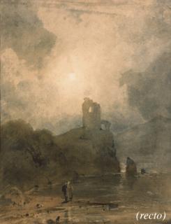 John Sell Cotman - Dolbadern Castle on Llanberris Lake, Caernarvonshire