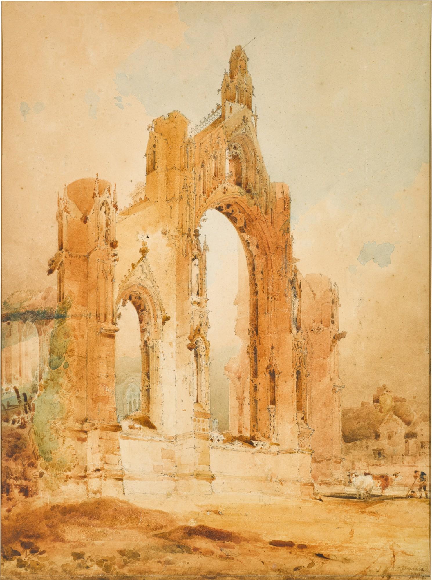 John Sell Cotman - East End of Howden Church, Yorkshire