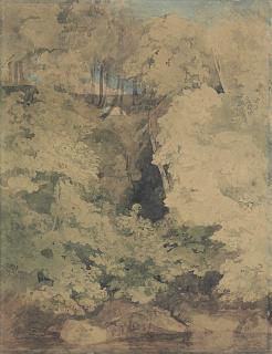 John Sell Cotman - Greta Woods, North Yorkshire