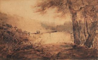 John Sell Cotman - On the River Wye at Chepstow